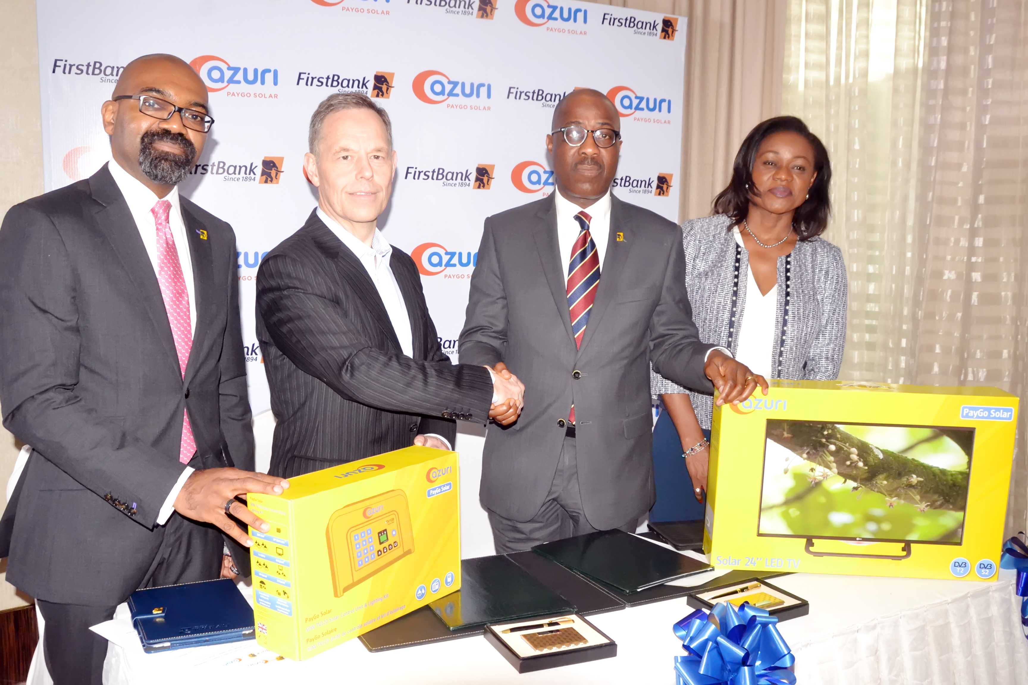 First Bank partners Azuri Technology, promotes sustainable development in Nigeria