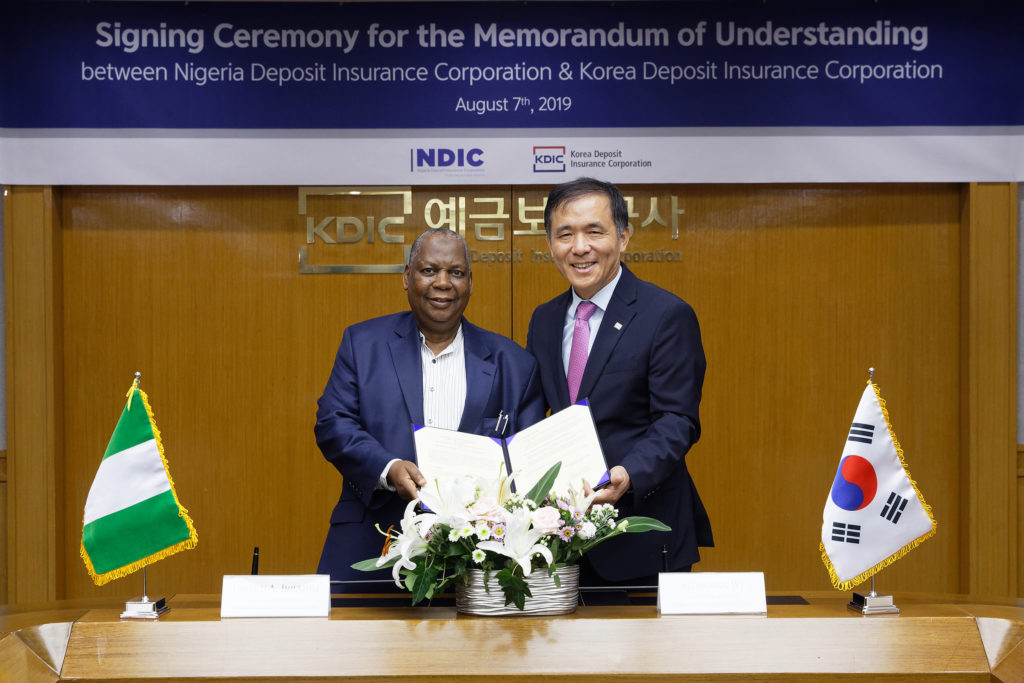 NDIC signs MOU with Korea Deposit Insurance Corporation