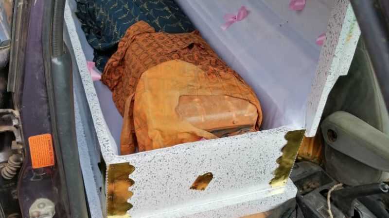 Taskforce intercepts Jerry cans of fuel hidden in coffins by smugglers