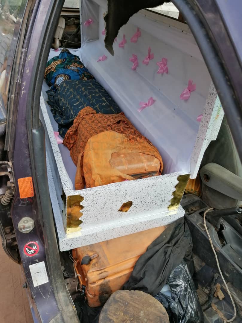 Taskforce intercepts Jerry cans of fuel hidden in coffins by smugglers