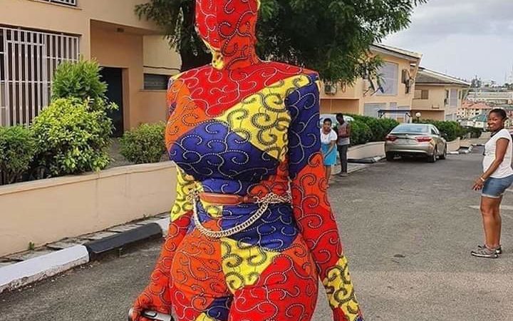 Elegant photos of COVID-19 ankara designs spark reactions