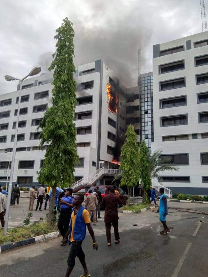 Nigeria’s Accountant General’s office razed by fire