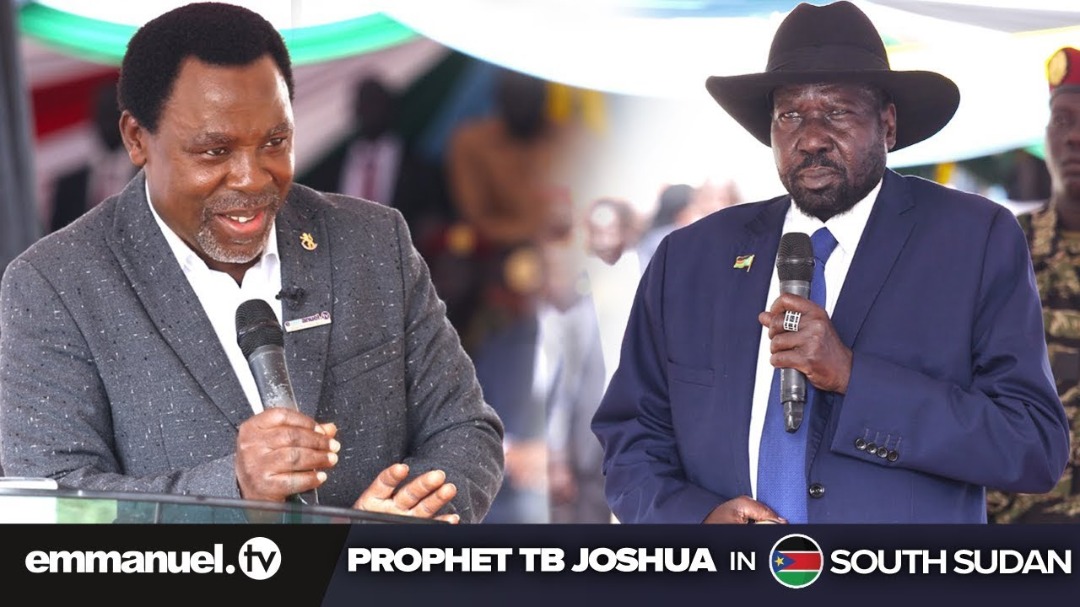 South Sudan president awaits visit of TB Joshua to authorise formation of Local governments