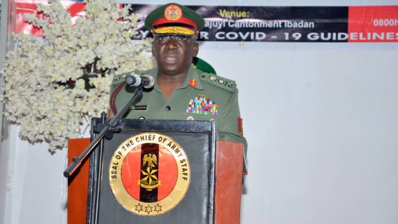 Nigeria’s Chief of Army Staff dies in plane crash