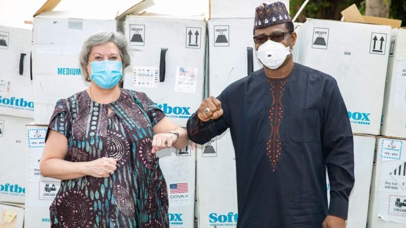 Nigeria receives additional 3.2m COVID-19 vaccines from U.S
