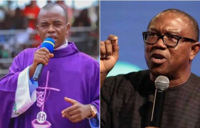 Father Mbaka withdraws biting remarks on Peter Obi, pleads for forgiveness
