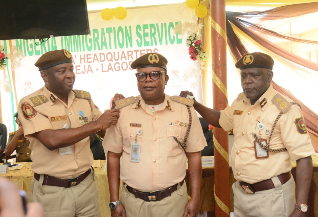 Immigration chief tasks  promoted officers to intensify efforts in fight against insecurity