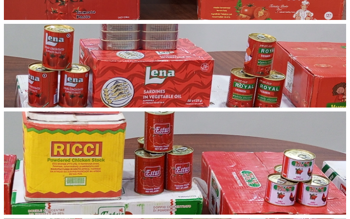 Breaking: NAFDAC impounds tomato pastes, sardines with fake NAFDAC numbers