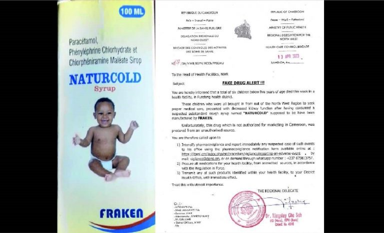 Nigeria’s food, drug regulator, NAFDAC, warns public of killer cough syrup as six children die