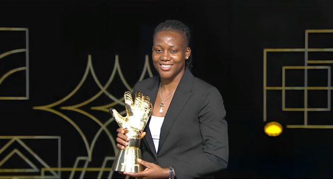 Encomiums as Chiamaka Nnadozie bags African Female Best Goalkeeper award