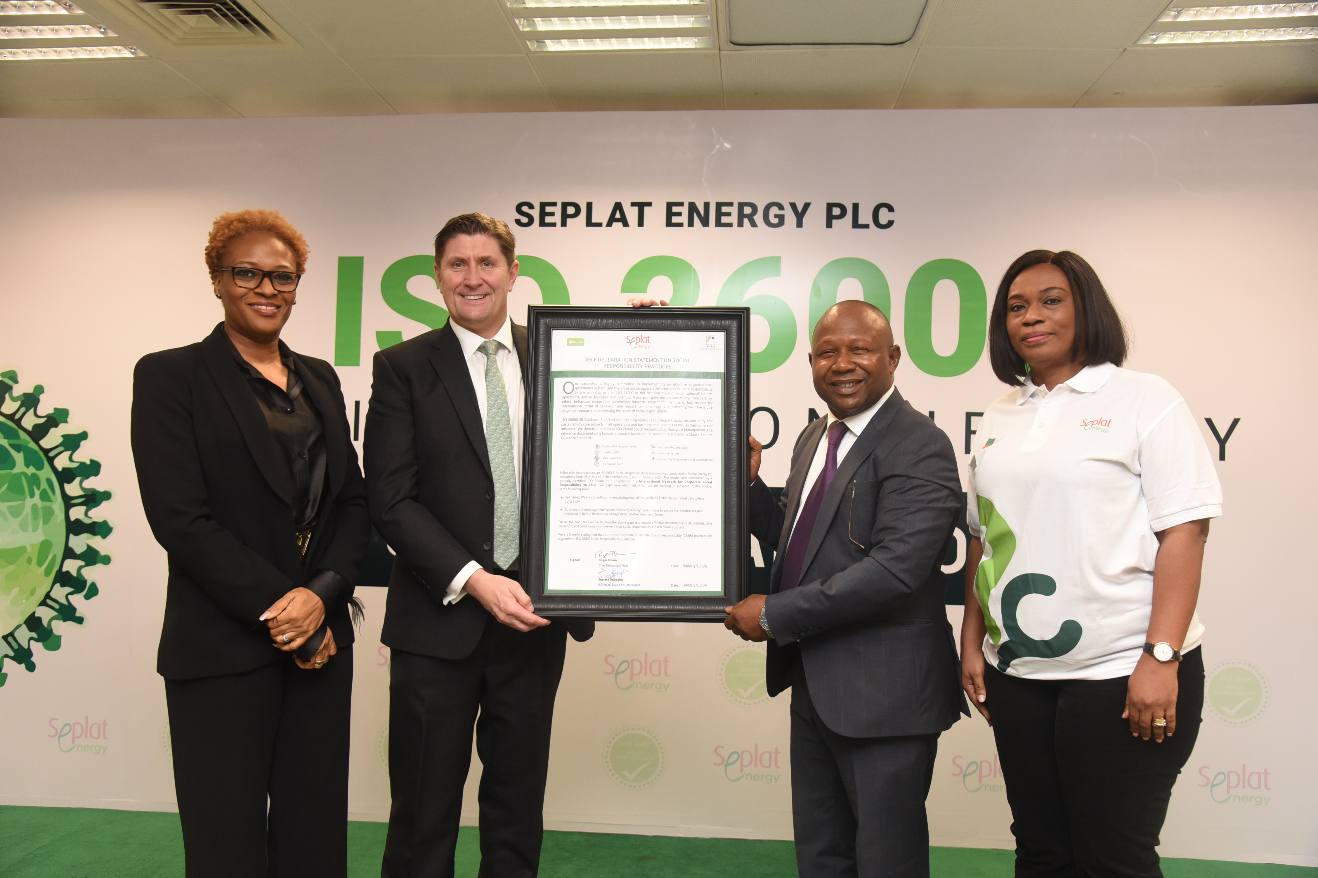 How Seplat Energy achieved ISO 26000 endorsement on social responsibility