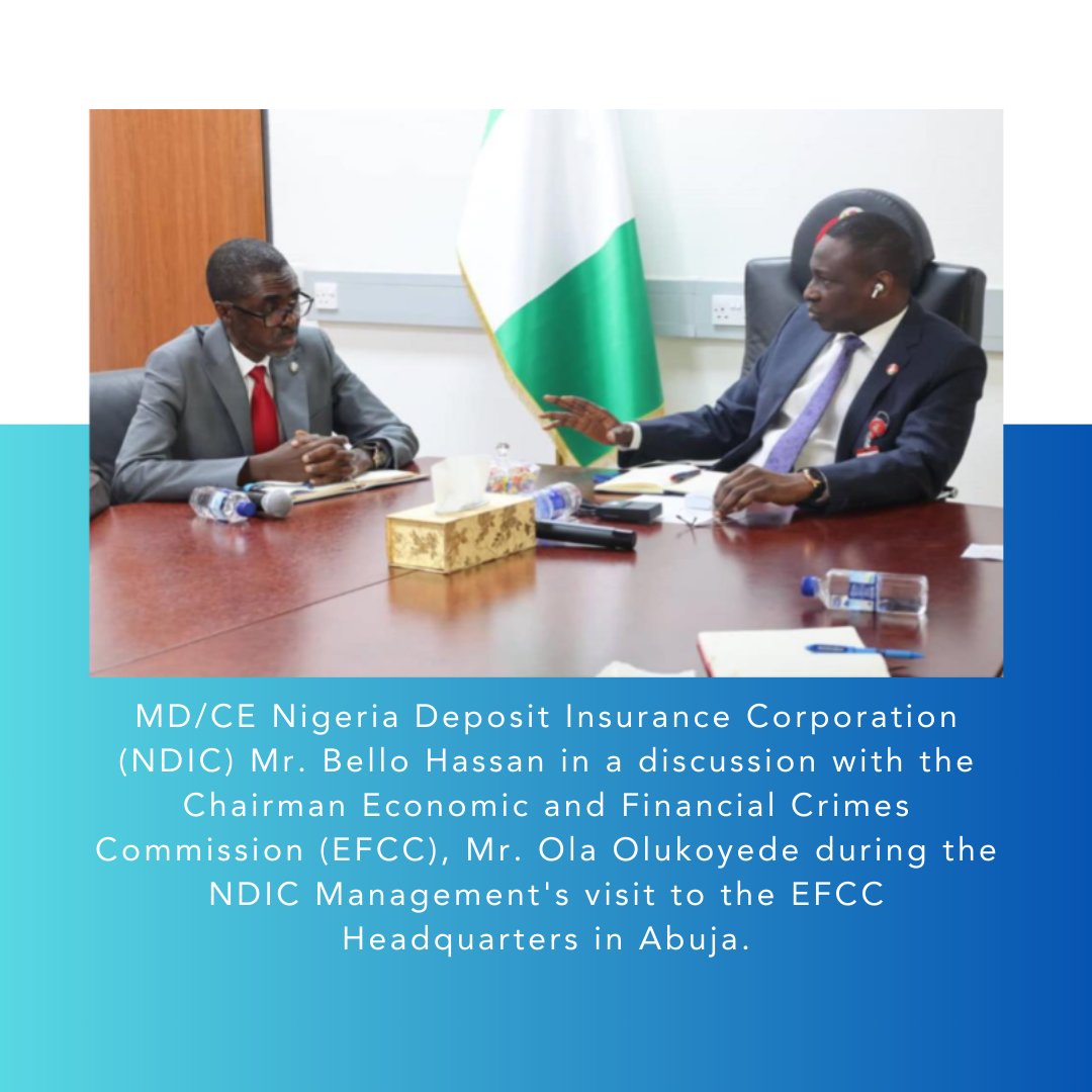 Why NDIC, EFCC partnered to fight financial crimes in banking sector